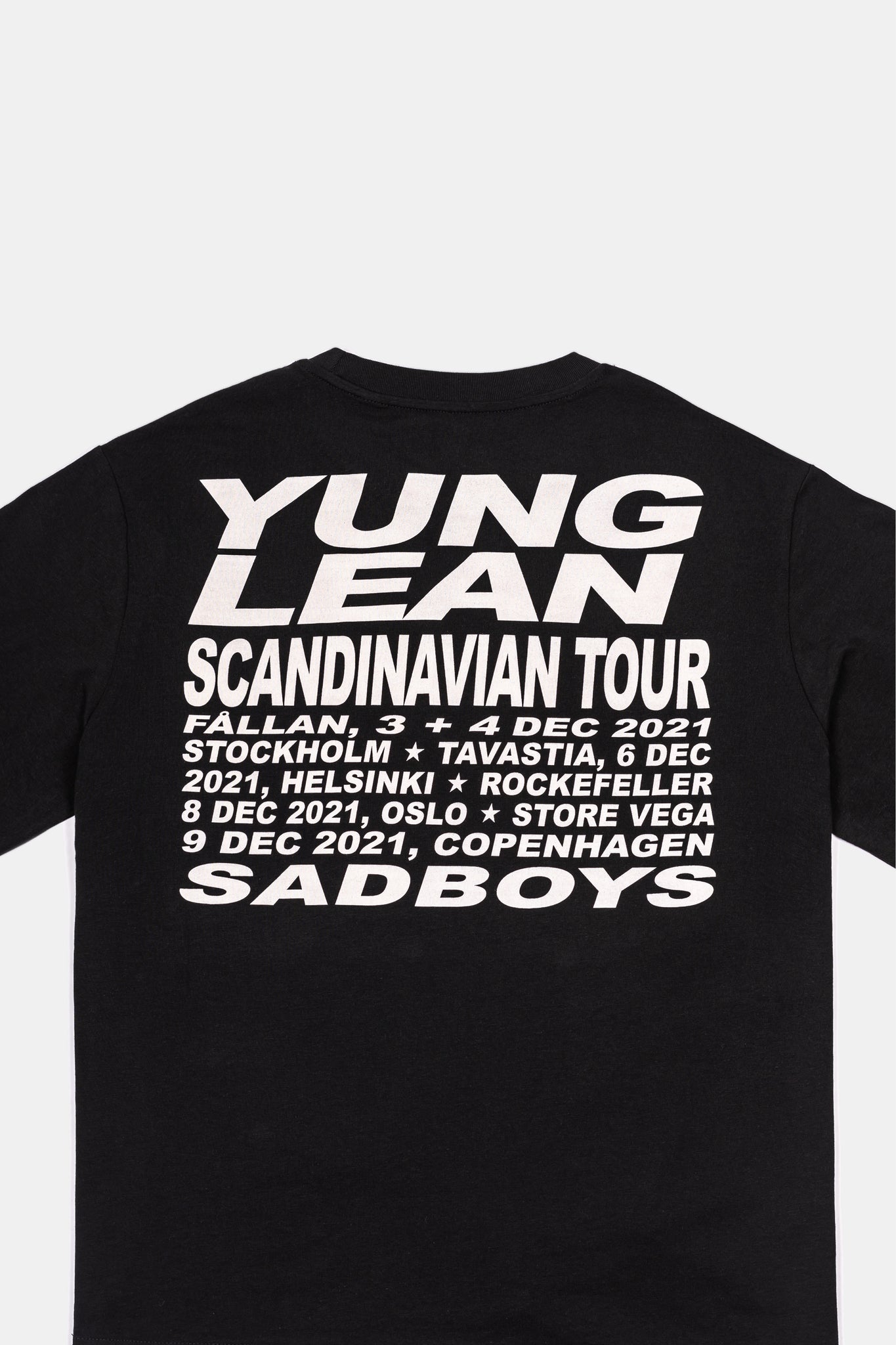 SCANDINAVIAN TOUR T-SHIRT (BLACK)